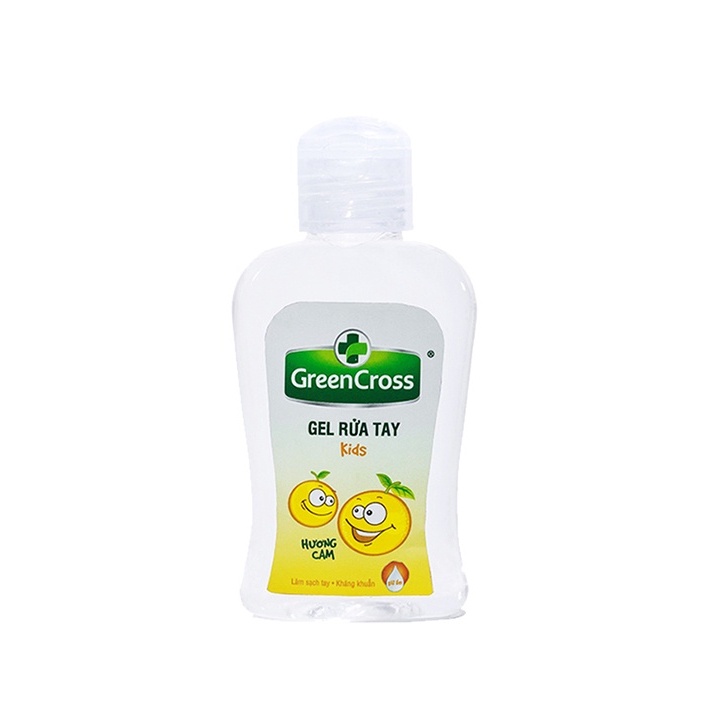 Gel Rửa Tay Green Cross Hương Cam Dành Cho Trẻ Em (100ml)