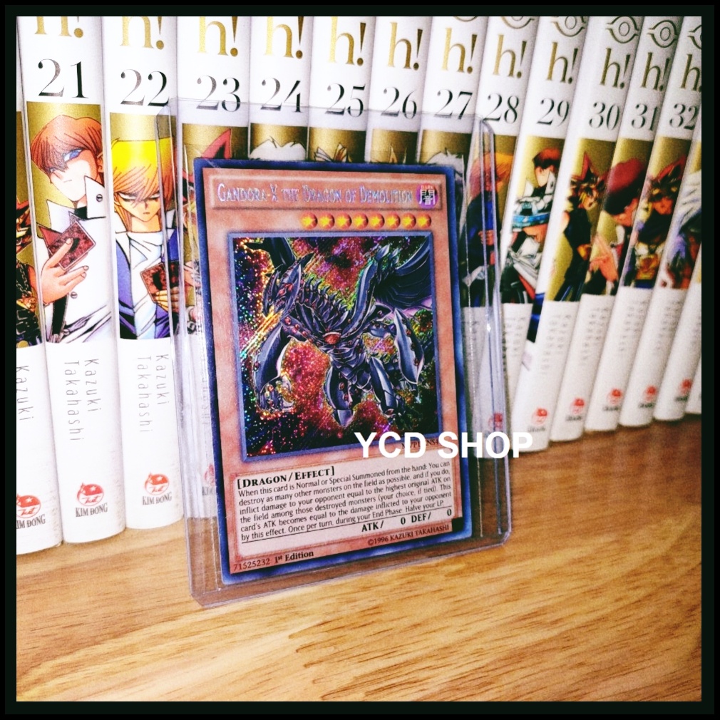 Thẻ bài yugioh chính hãng Gandora-X The Dragon of Demolition – Secret Rare