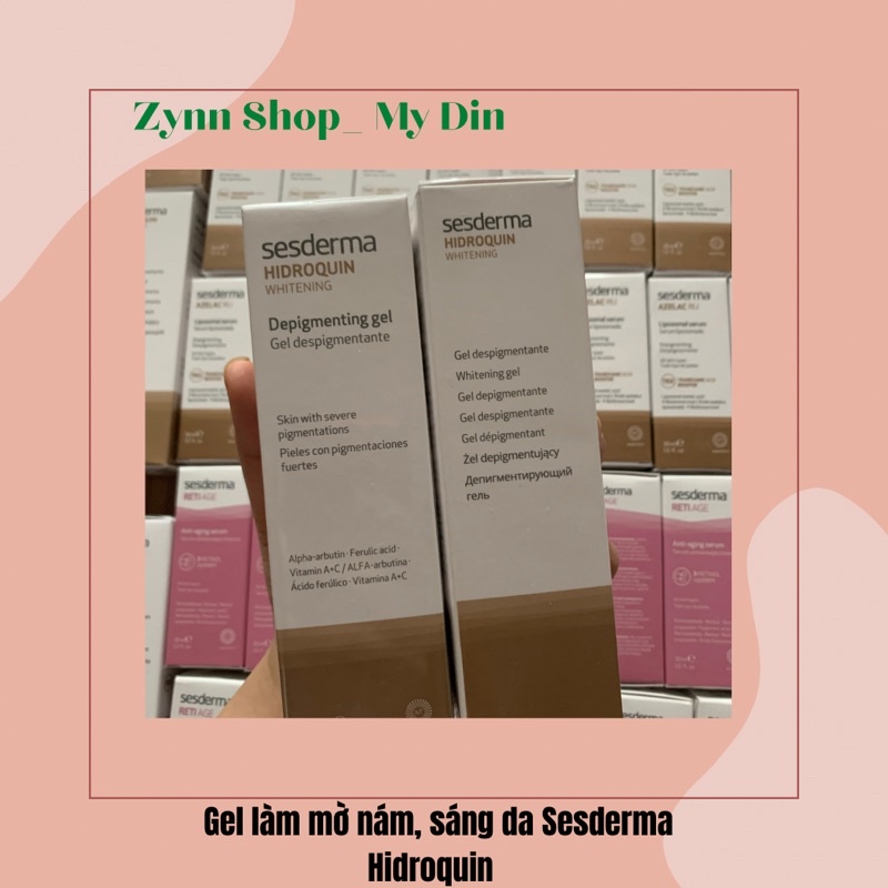 Gel làm mờ nám, trắng da Sesderma Hidroquin