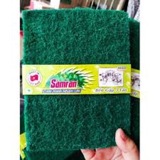 Miếng cước rửa chén xanh nhám lớn