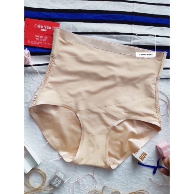 (8029)quần lót gen su non cạp ngắn đốt cháy mỡ thừa