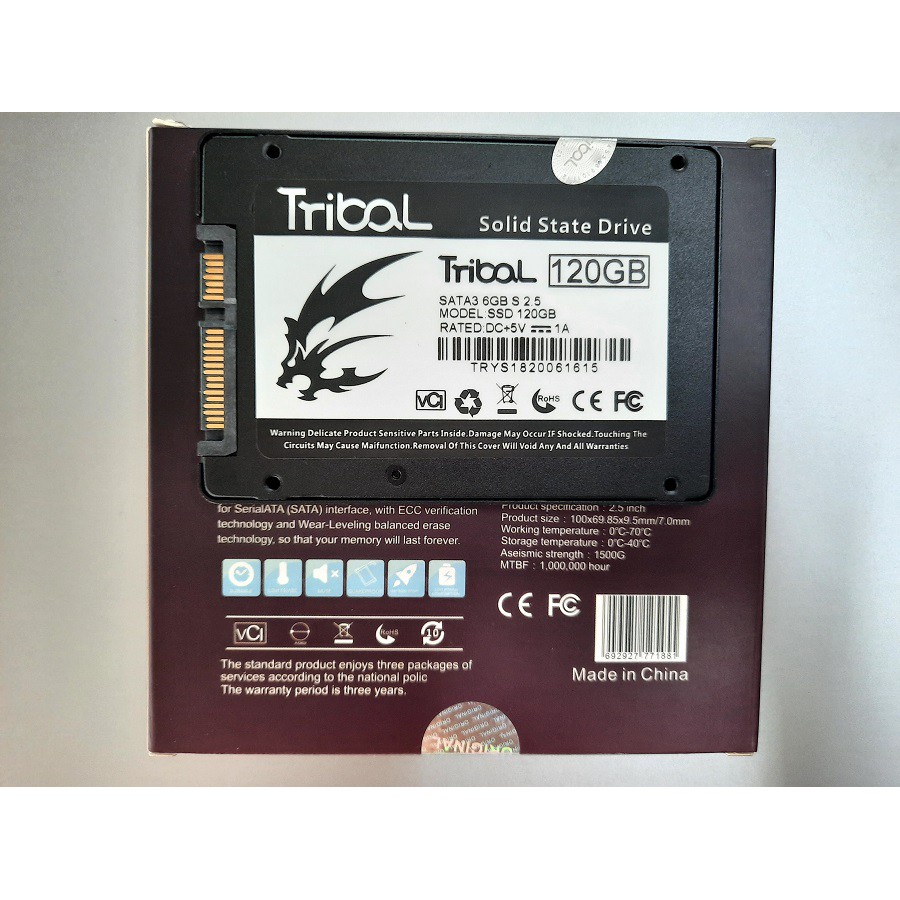 Ổ cứng laptop SSD Tribal 120GB | BigBuy360 - bigbuy360.vn