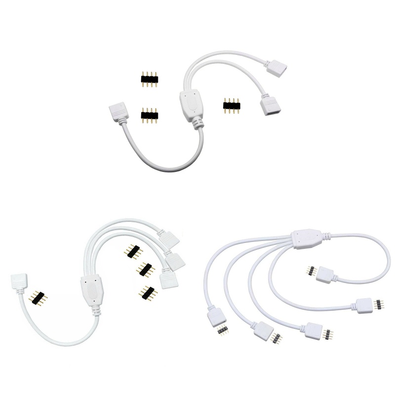 Dây Cáp Chia 4 Pin Cho Đèn LED 5050 3528