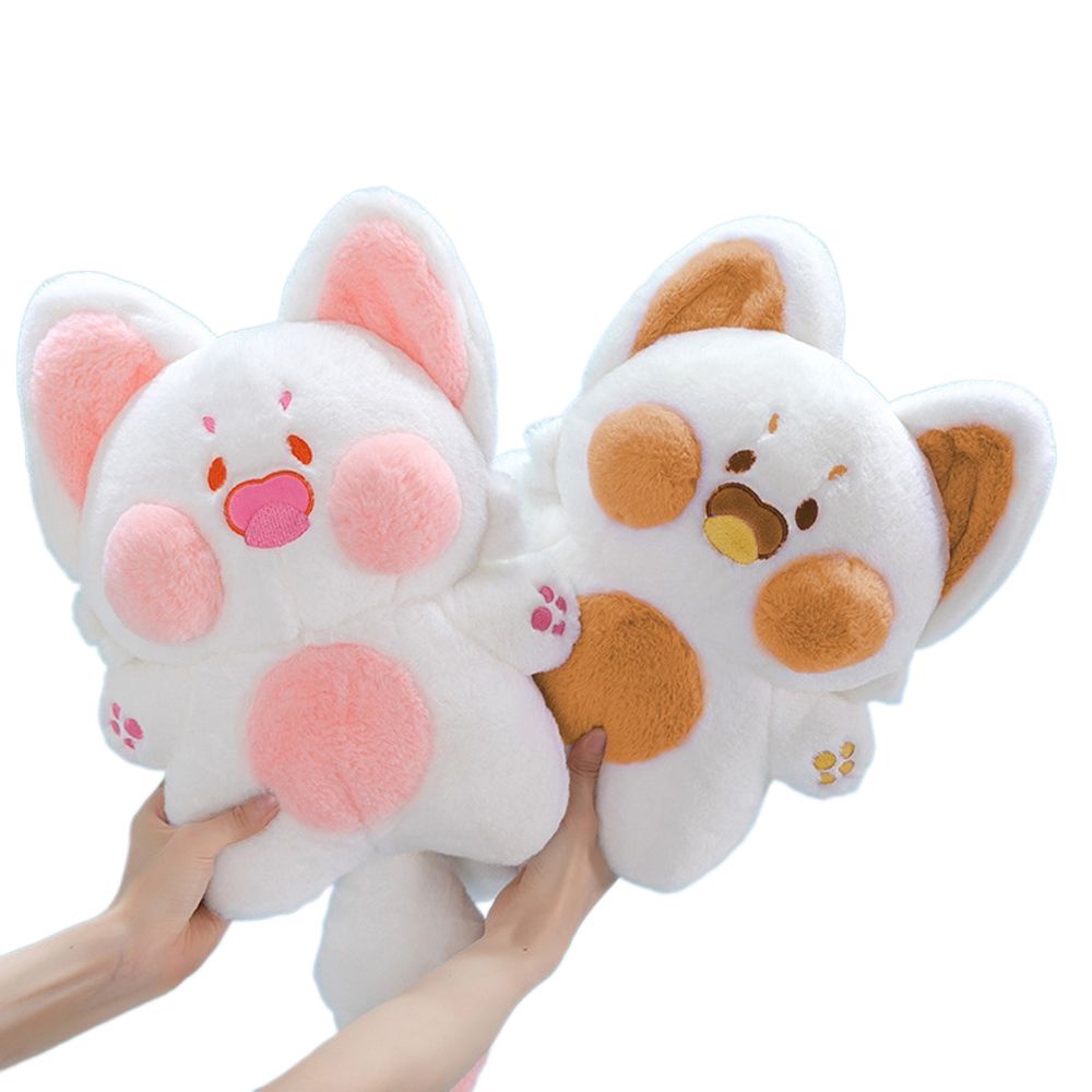 LILYES Đồ chơi nhồi bông Hình Mèo Hoạt Hình Dễ Thương Trang Trí Nhà Cửa