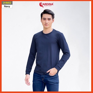 Áo giữ nhiệt nam CARDINA cổ tròn công nghệ HEATTECH giữ ấm co giãn 4 chiều 2HM