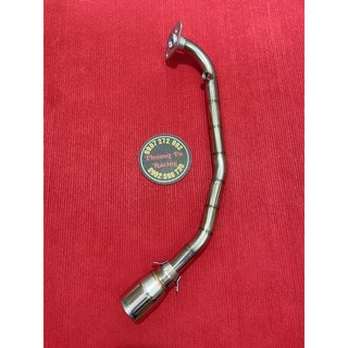 [HOẢ TỐC HCM] Cổ pô inox 304 khắc sâu gắn pô lon 51mm x 27mm dành cho SHVN 2020/Sh mode 21