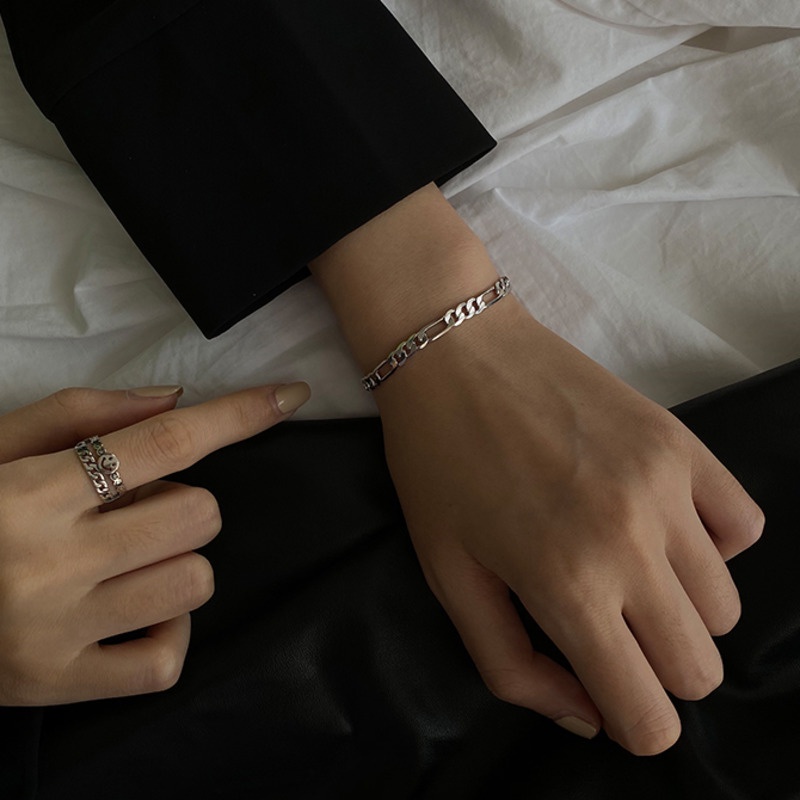 Vòng tay dây xích dành cho nữ phong cách hip hop cổ đIển thời trang