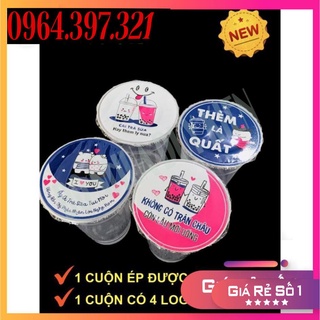 SỈ  BÁN CHẠY NHẤT CUỘN MÀNG ÉP LY NHỰA - MÀNG DẬP CỐC MẪU MỚI A822