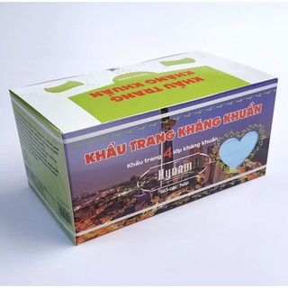 Combo 4 hộp khẩu trang y tế hynam 3 lớp hộp 50 cái