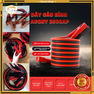 Bộ 2 Dây Câu bình acquy cứu hộ ô tô - lõi đồng lớn