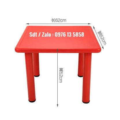 Bàn mầm non nhựa đúc nhập khẩu cho bé