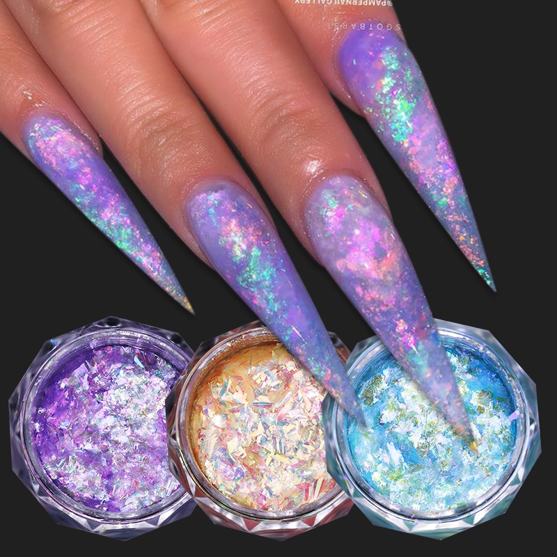 Hộp kim tuyến lấp lánh UR SUGAR dùng trang trí móng tay nghệ thuật sành điệu