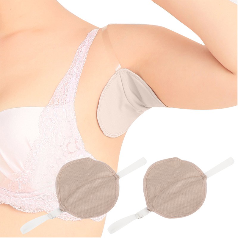 Miếng thấm hút mồ hôi cho vùng da dưới cánh tay có thể giặt được có dây đeo vai tiện lợi