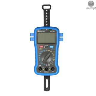 B&O HoldPeak Backlight LCD Digital LCR Multimeter Resistance Capacitance Inductance Transistor hFE Test Tester Meter with Wrist Strap