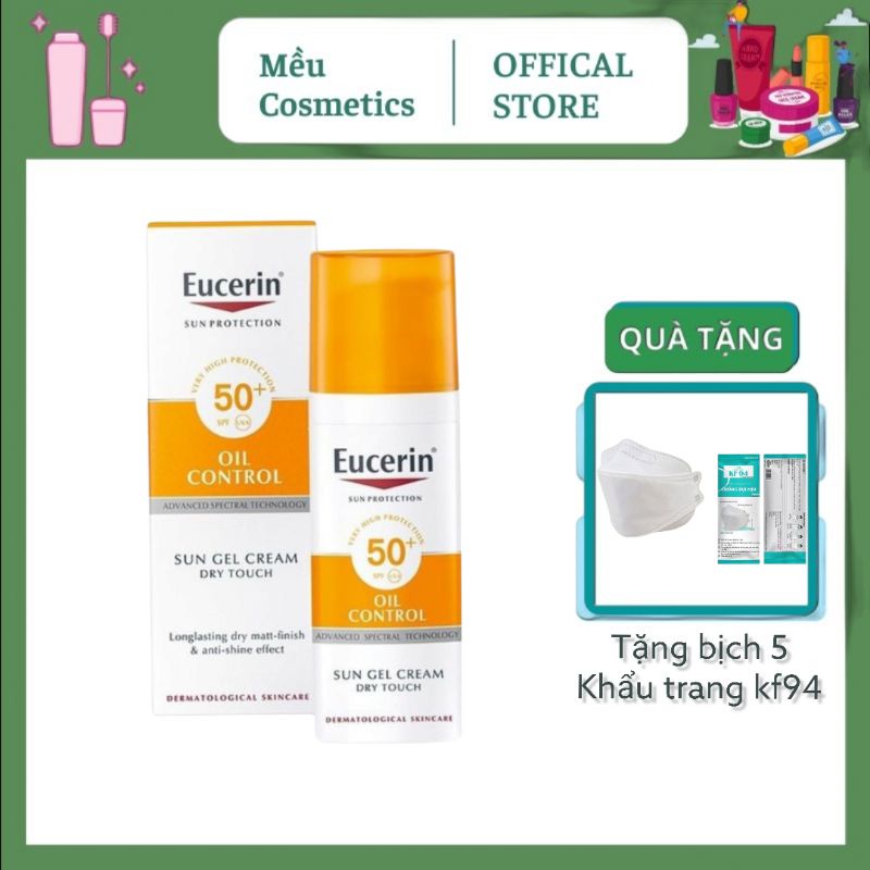 Kem Chống Nắng Kiềm Dầu Eucerin Oil Control Dry Touch SPF50+ 50ml