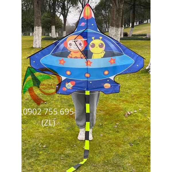 MUA 1 TẶNG 1] Diều UFO - TẶNG tay cầm thả diều 150 mét (diều giá rẻ, mua diều, diều 3d, diều độc lạ, diều đẹp)