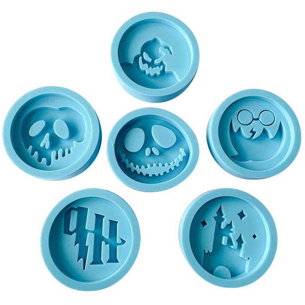 YIYU Khuôn Làm Điện Thoại Hình Lâu Đài Halloween