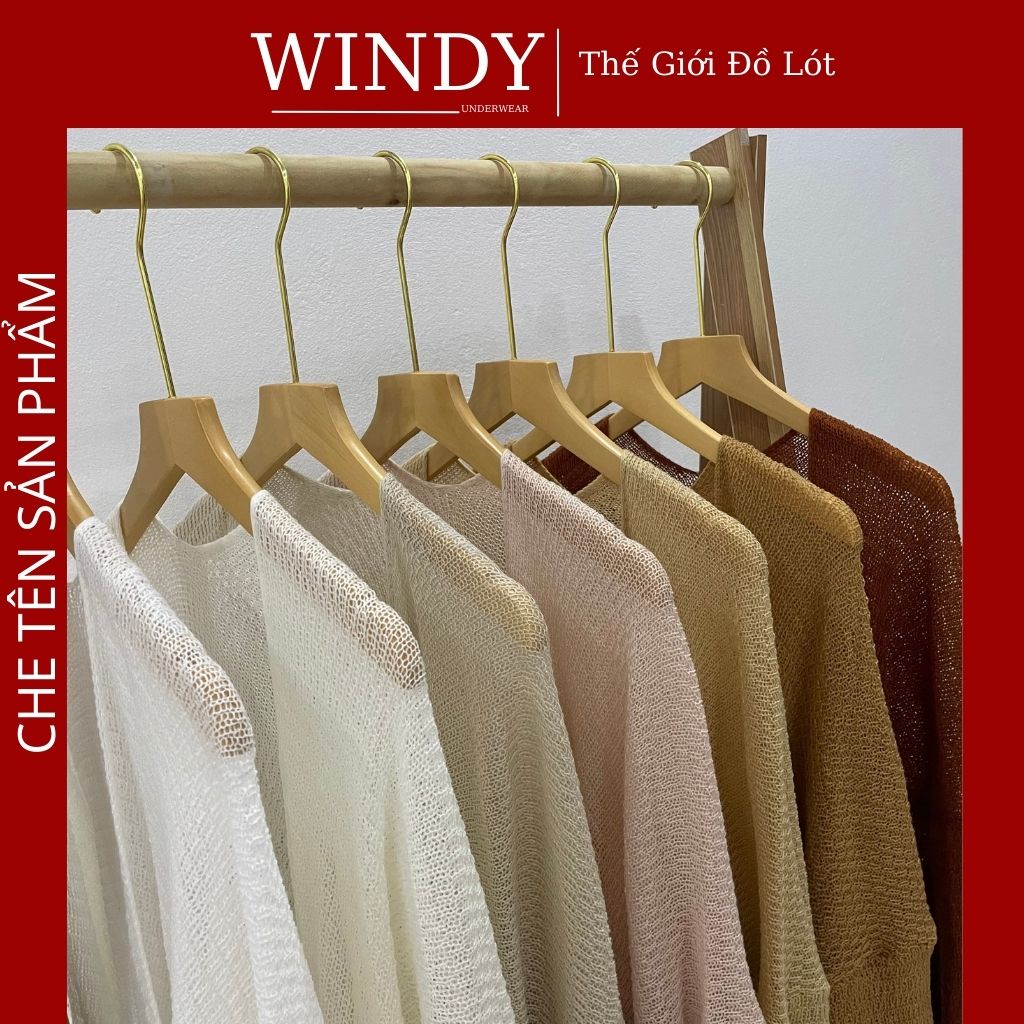 Áo Khoác Cadigan Len Mỏng Đi Biển, Đà Lạt WINDY SECRET