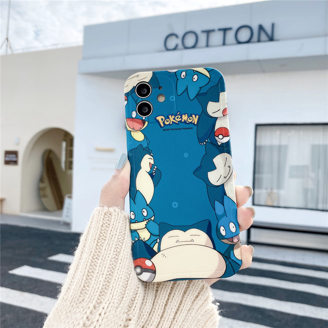 Ốp điện thoại nhựa mềm họa tiết hoạt hình Pokemon cho iPhone12 mini 11 PRO MAX 7/8plus SE2020 X/XS XR XSMAX | BigBuy360 - bigbuy360.vn