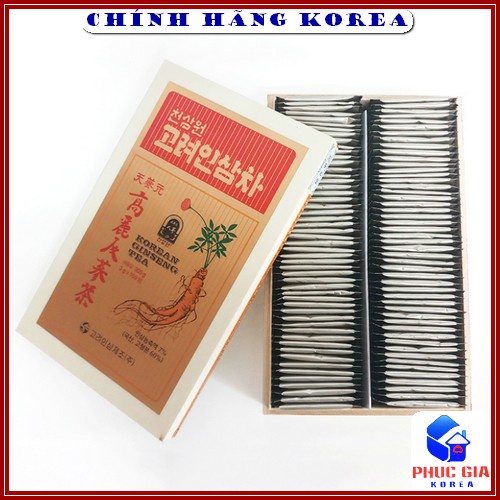 Trà Sâm Hộp Gỗ Okinsam Hàn Quốc, Hộp 100 gói | BigBuy360 - bigbuy360.vn
