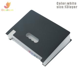 ❦ღ♣ 13/24 Pockets Expanding File Folder Works Accordion Office A4 Document Organizer