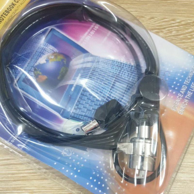 Dây Khóa chống trộm laptop, màn hình dài 1.8m
