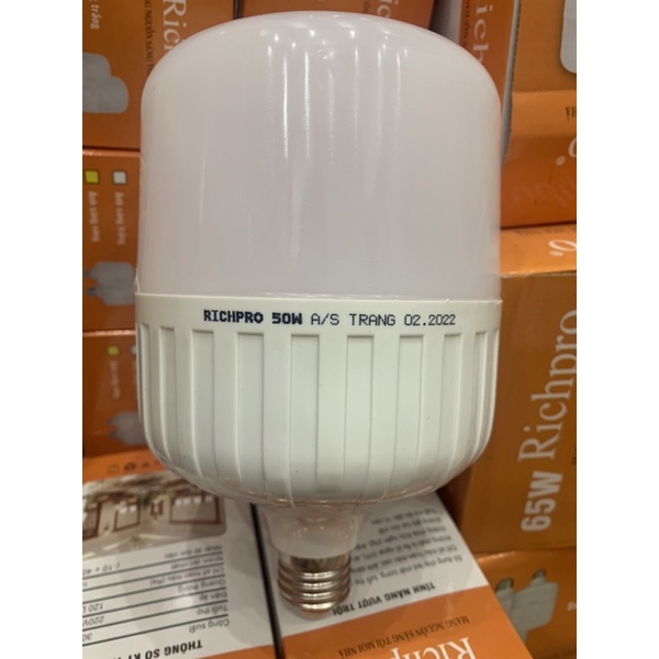 Bóng led Richpro giá rẻ bảo hành 1 năm cháy đổi mới