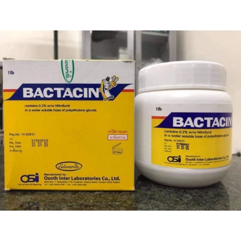 Bactacin - hộp 500g bôi vết thương, lở loét trên Chó Mèo