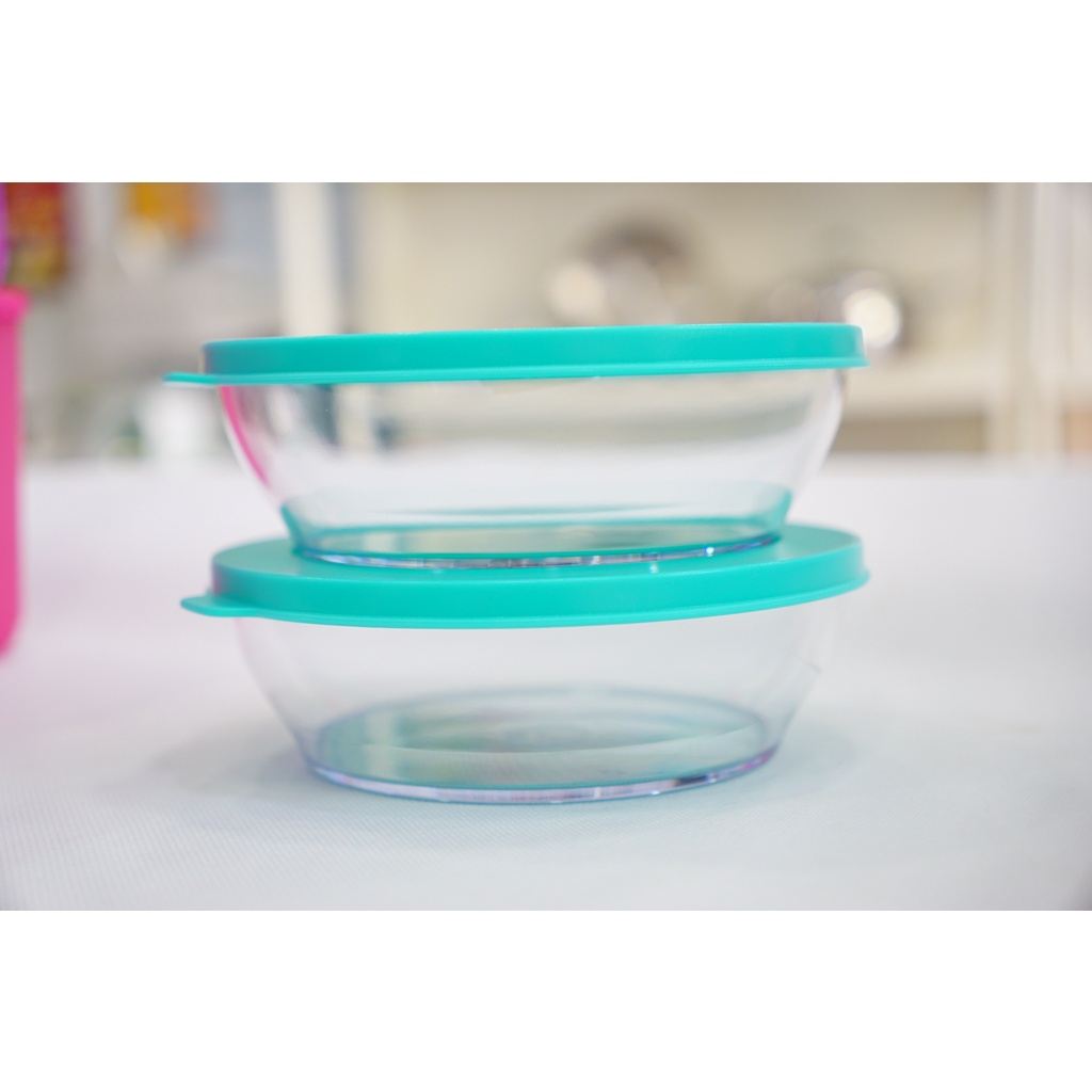 BỘ TÔ THÂN TRONG CÓ NẮP ĐẬY KÍN NƯỚC CLEAR BOWL DUNG TÍCH 750ML ĐỰNG CANH, SOUP, CHÈ