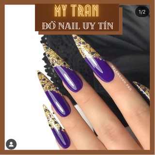 Giấy bạc làm nails - móng tay
