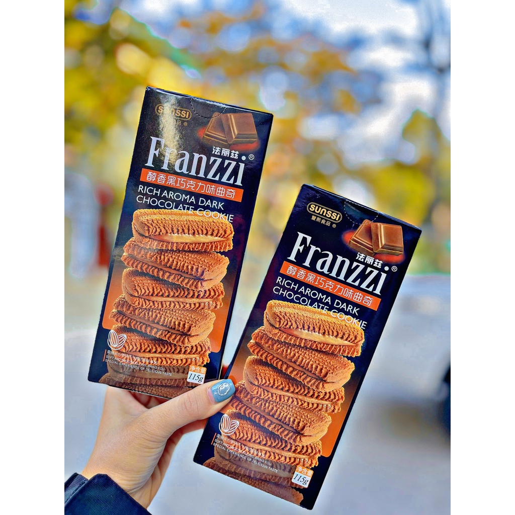 Bánh Quy Franzzi Kem 115G 100G 5 Vị Date mới Siêu HOT