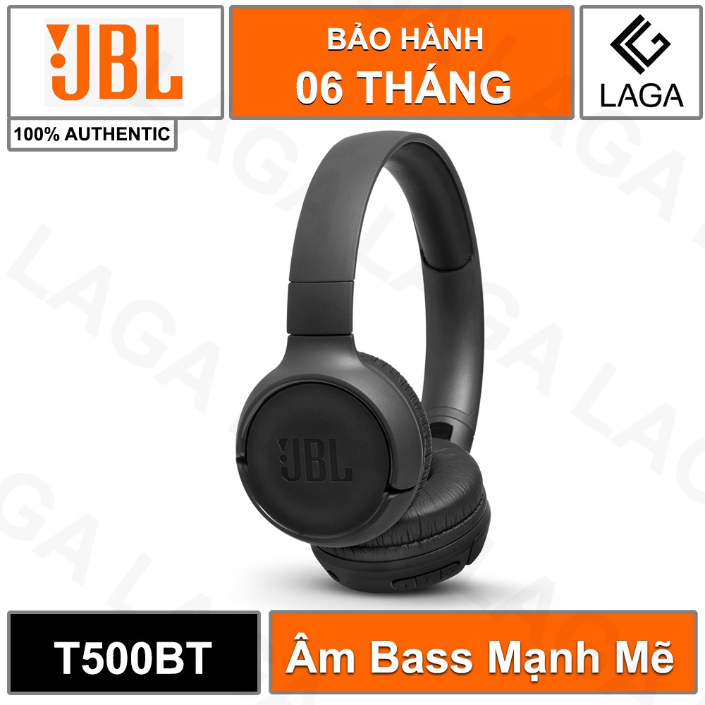 [Mã 267ELSALE hoàn 7% đơn 300K] Tai Nghe Chụp Tai Bluetooth JBL TUNE 500BT - T500BT
