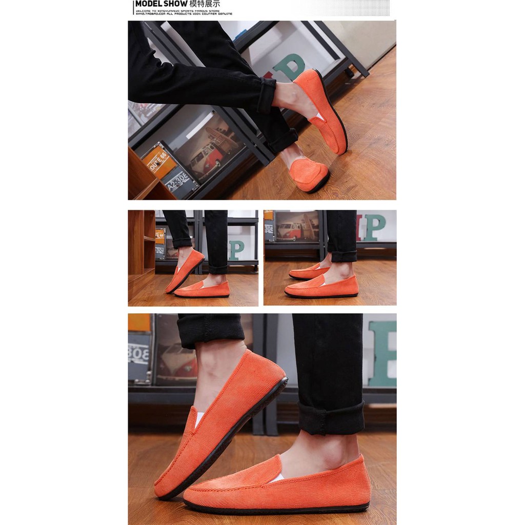 Giày Lười Nam | Giày Vải Hàn Quốc | Size 38 - 45 | WebRaoVat - webraovat.net.vn