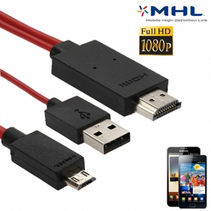 [Android] Dây Cáp TV HDMI Kết Nối Điện thoại Ra Tivi MHL