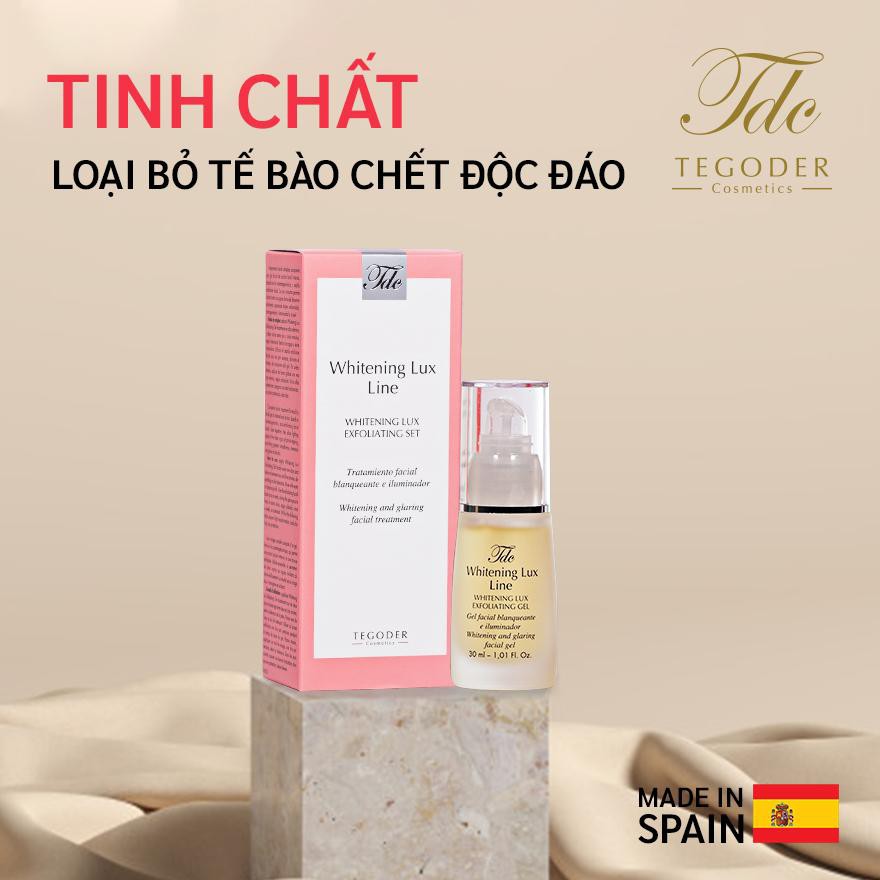 Tinh chất loại bỏ tế bào chết chống oxy hóa Tegoder Whitening Lux Exfoliating Set 30ml