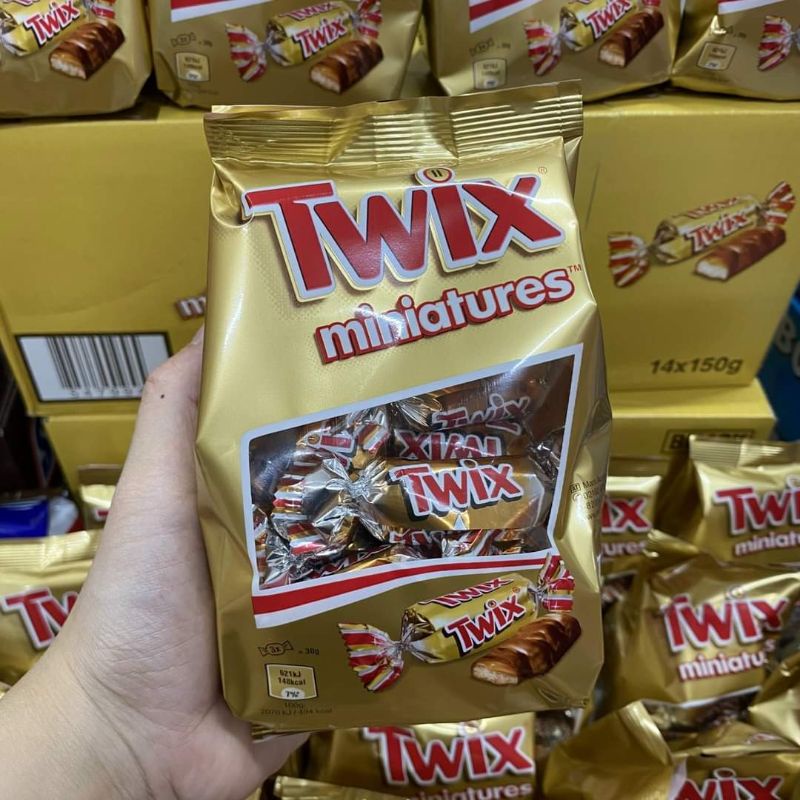 Twix Kẹo socola chocolate Twix miniatures 100g
