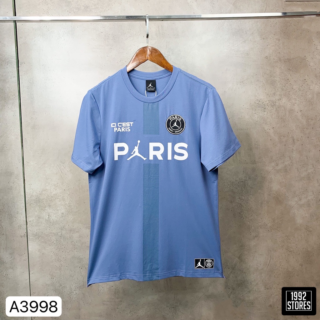 Áo Thun Thể Thao Jordan PSG  - Chất  100% cotton cao cấp - Ko xù sổ lông