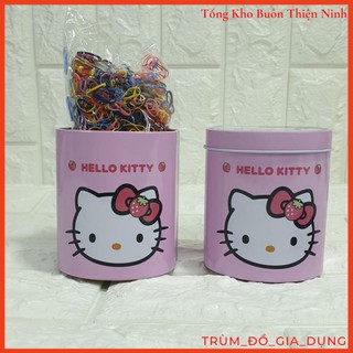 Hộp Thun Cột Tóc Hello Kitty Cho Bé