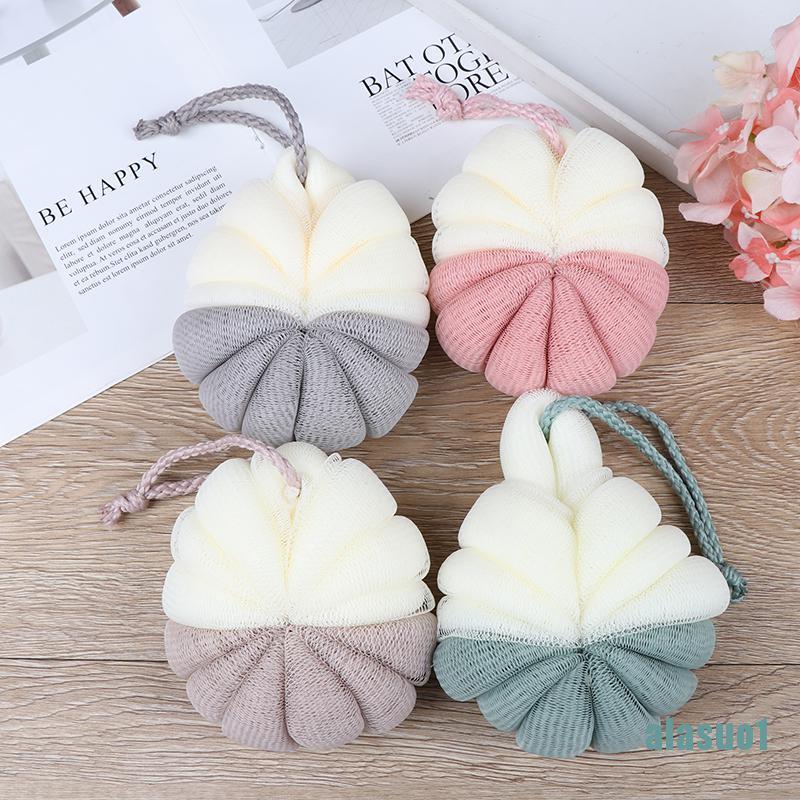 Bông Tắm Cotton Lưới Siêu Mềm Tẩy Tế Bào Chết 1 Cái