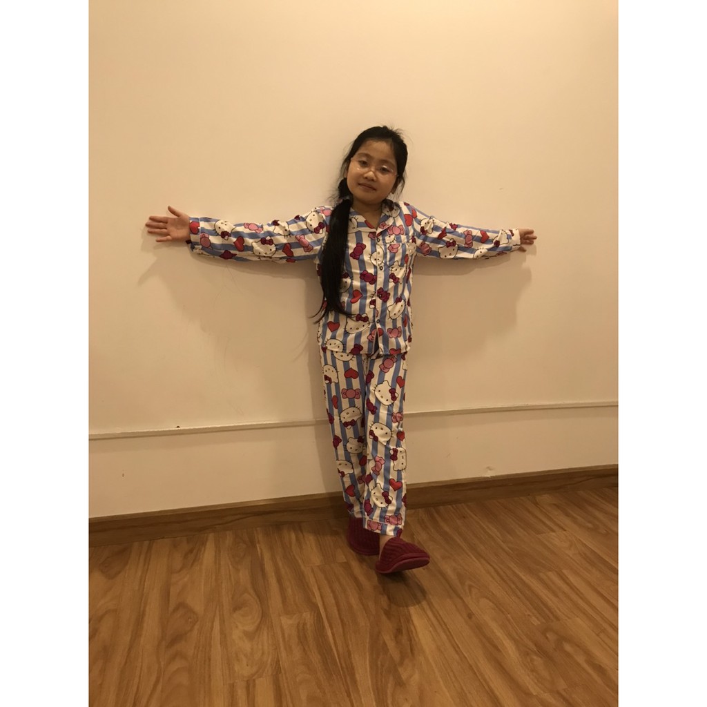 Pijama trẻ e tay dài quần dài  🌈🌈( Mẫu Ngẫu nhiên) | BigBuy360 - bigbuy360.vn
