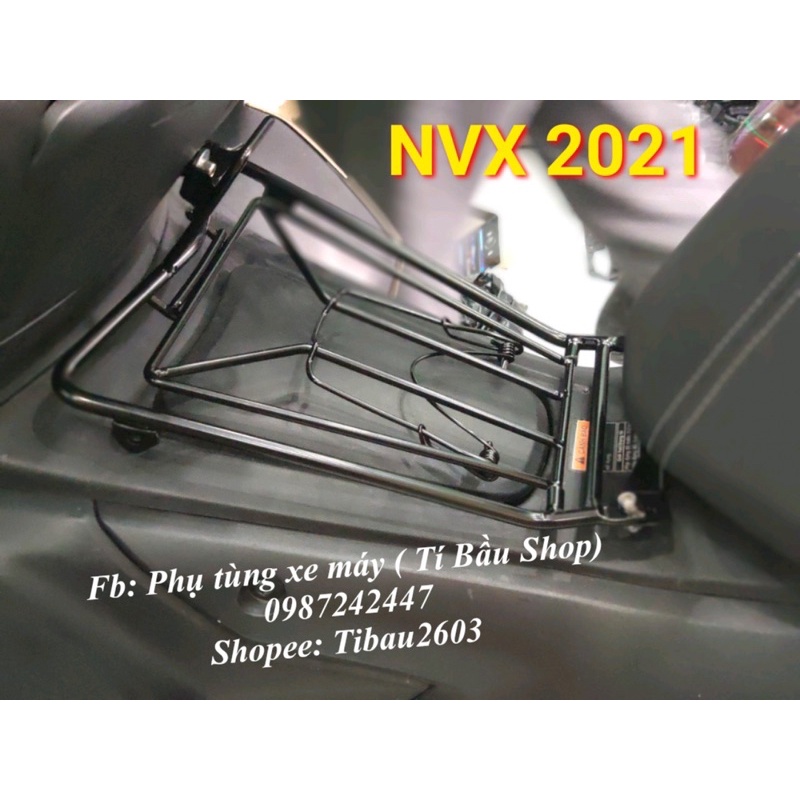 Baga nắp xăng cho NVX 2021 - Baga sơn đen tĩnh điện cho NVX V2
