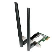 Card mạng WIFI PCI băng tần kép DLINK DWA 582 - chuẩn AC1200 (N 300Mbps &amp; AC 867Mbps) - Hàng chính hãng