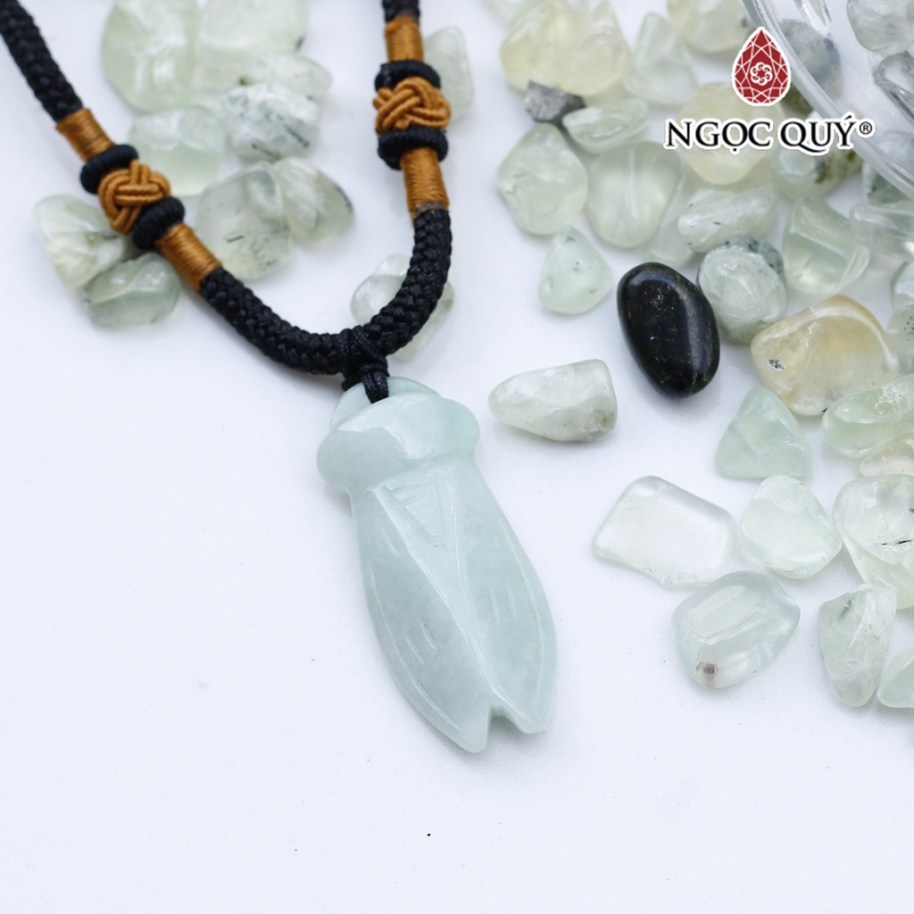 Mặt dây chuyền con ve ngọc thiền CT A - Ngọc Quý