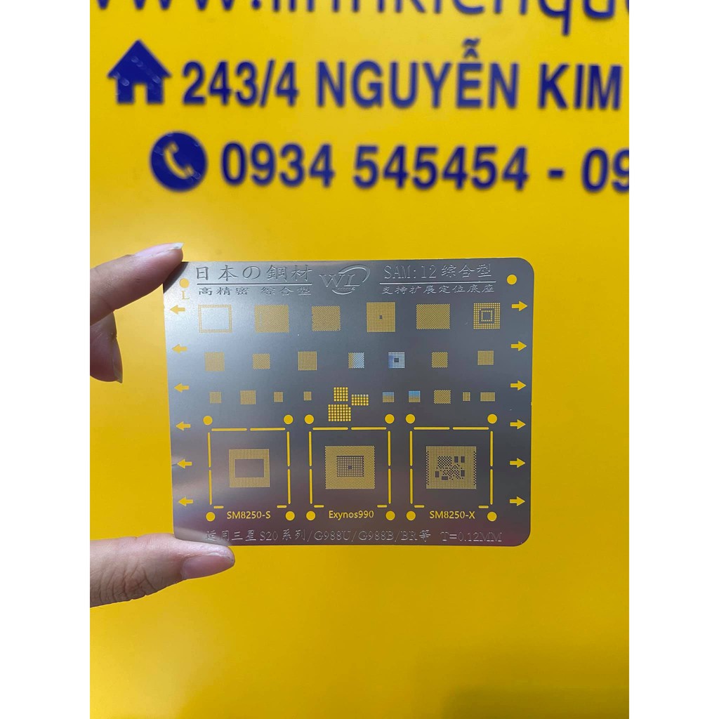 Vĩ làm chân ic samsung WL Sam7 đến Sam 16