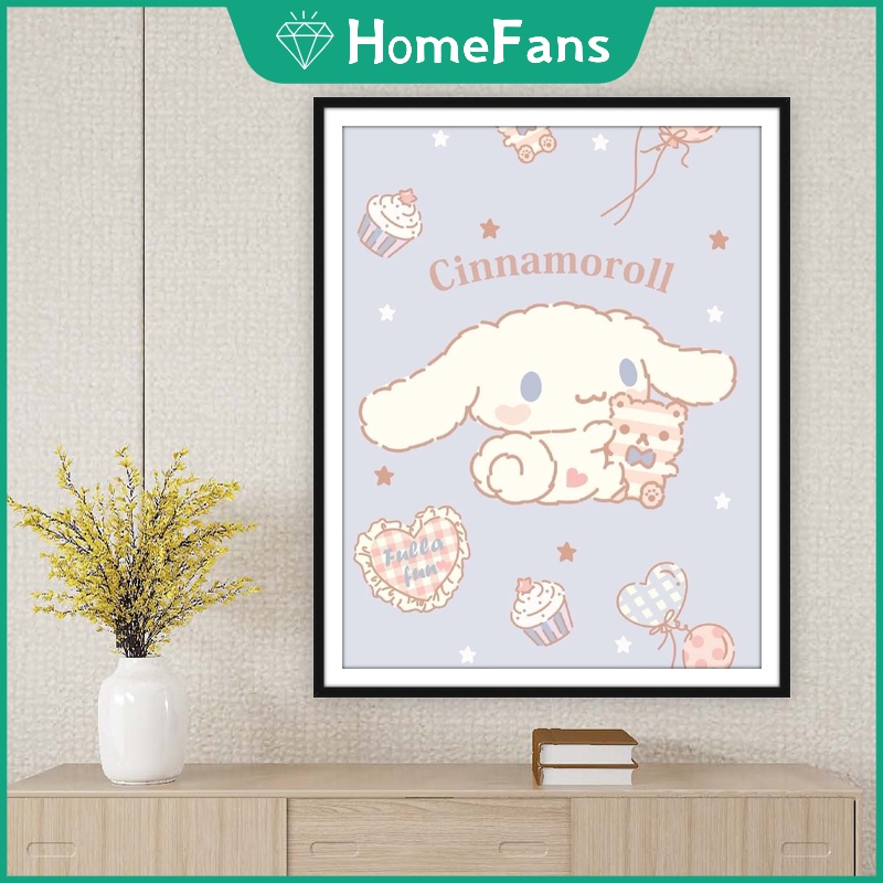 Bộ Tranh Đính Đá 5D Tự Làm 40x50cm Hình Xe Đẩy Em Bé Trang Trí Nhà Cửa