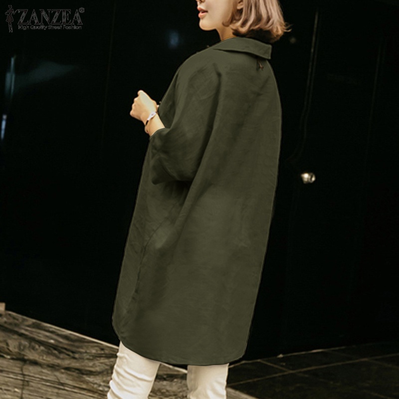 Zanzea Áo Nữ Tay Lửng Cổ Chữ V Thời Trang Quyến Rũ