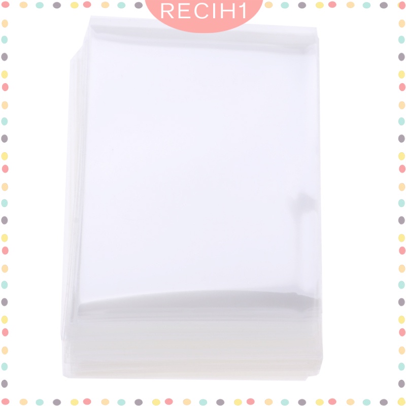Set 100 Túi Đựng Thẻ Trong Suốt Kích Thước 60x90mm