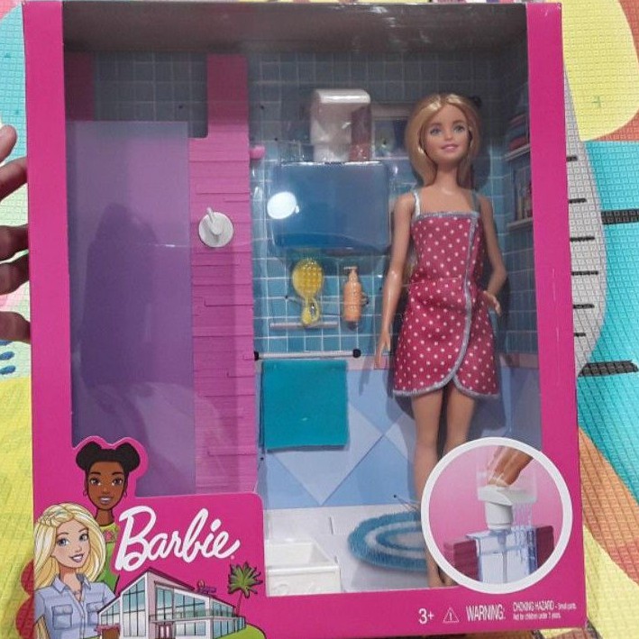 Đồ Chơi Phòng Tắm Búp Bê Barbie Dễ Thương Xinh Xắn