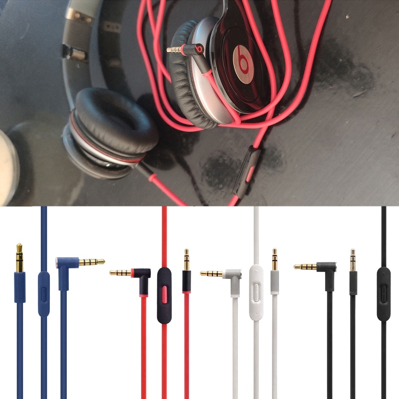 Dây Cáp Tai Nghe Chống Mòn 2 Cái Cho Studio3 Solo2 0 pro