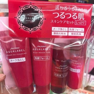 Set mini Shiseido Aqualabel DÙNG THỬ                       